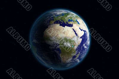 Earth - Europe & Clouds Earth - Europe & Clouds