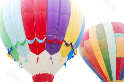 Flying Hot air balloons