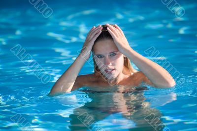 Swimming girl Swimming girl