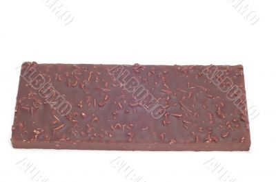 bar of chocolate with nuts