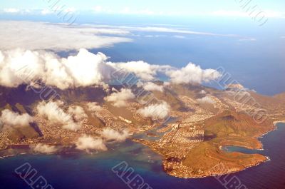 Aerial View of Oahu Hawaii