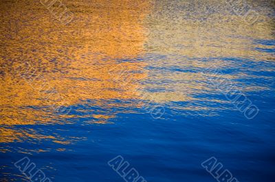 Three colors of water