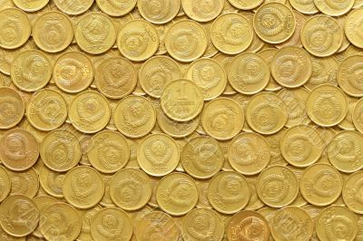 rows of coins