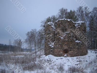 Fortress tower ruins