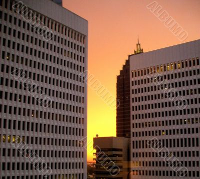 Skyline of Midtown Atlanta Georgia