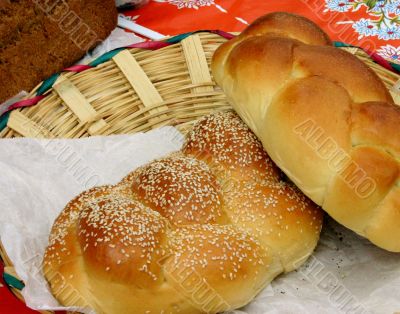Traditional Jewish Challah Braided Bread