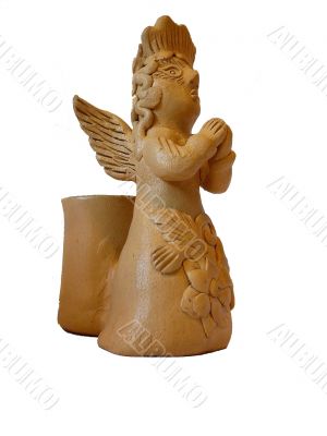Mexican Angel Candle Holder