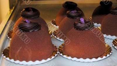 Fresh Baked Chocolate Mousse Tortes