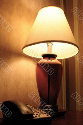 Brown Glass Lamp