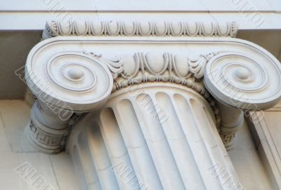 ionic column, architectural detail