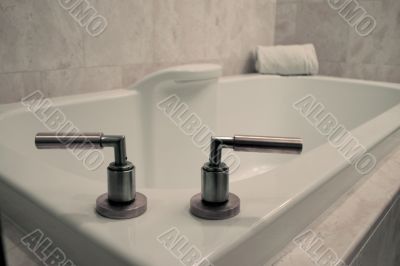 Simple White Bathtub