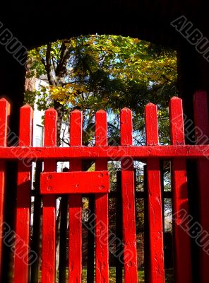 Red Picket Fence