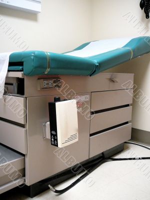 Examination Table in Hospital