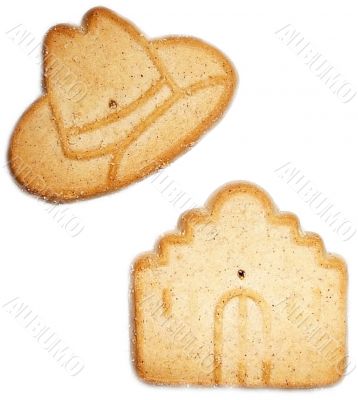 Sugar Cookies In Symbols Of Texas