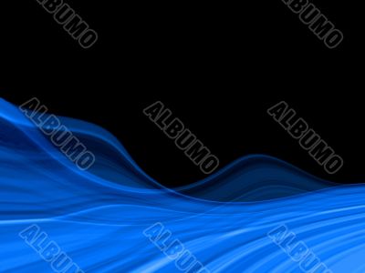 Abstraction blue background