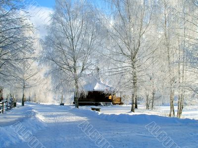 Winter. Chapel