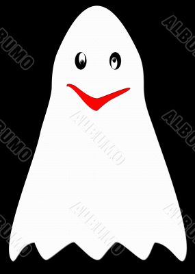 Silly Ghost Illustration