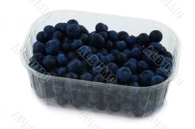 box of blueberries