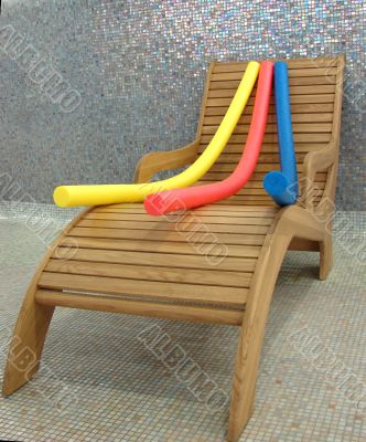 relax chair with aqua noodles