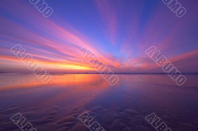 Ocean and sunset