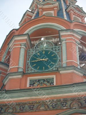 Hours on a church belltower