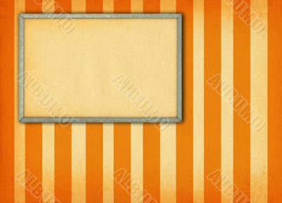frame on retro background