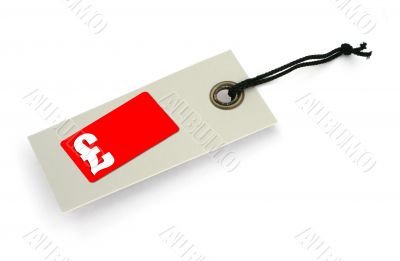 Sale tag with copy space