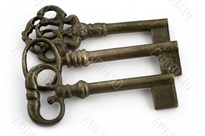 three old keys