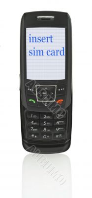 mobile phone with message
