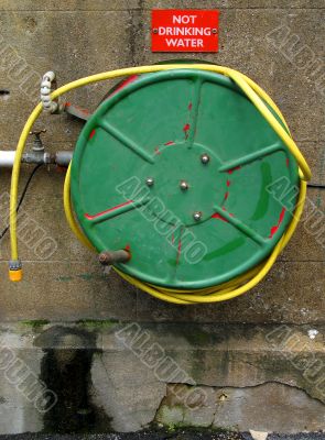 Hose reel not drinking water