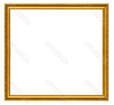 XXL size golden square frame