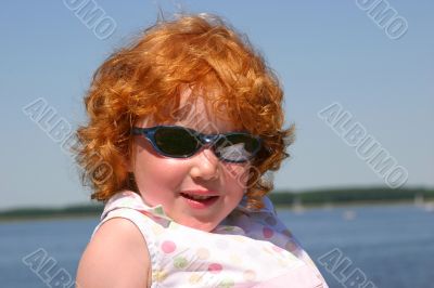Redhaired little girl Redhaired little girl