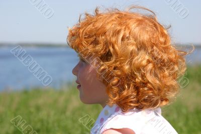 Redhaired little girl