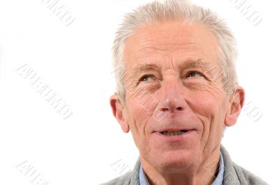 Senior man smiling Senior man smiling