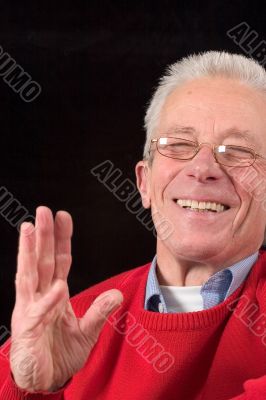 Senior laughing Senior laughing