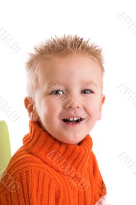 Happy laughing two year old Happy laughing two year old