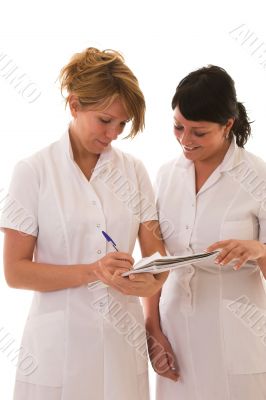 Two young nurses