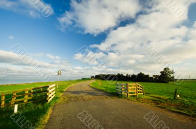 country road in the netherlands