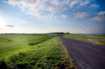 country road in the netherlands