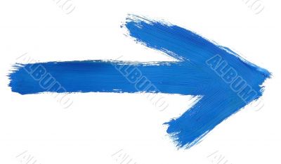 hand painted arrow