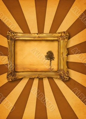 painting with tree