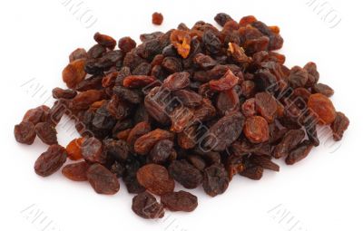 raisins on white