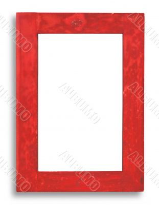 red stained wood frame - XXL size