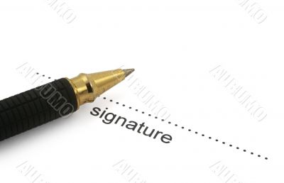 signature and ballpoint pen #2