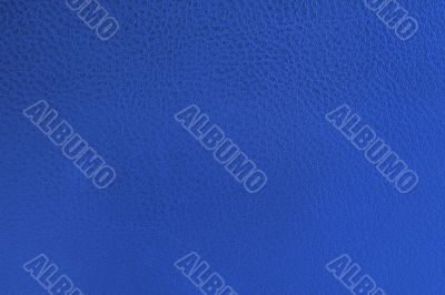 close-up of blue leather texture