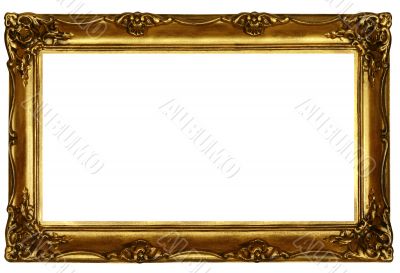 old sculpted golden frame #2