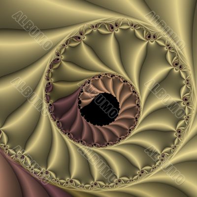Antique satin spiral Antique satin spiral