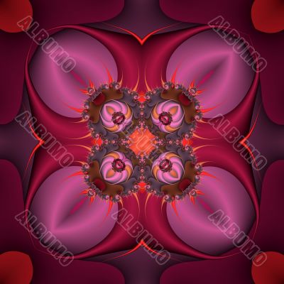 Quilted mandala Quilted mandala