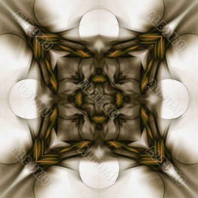 Brown mandala cross Brown mandala cross