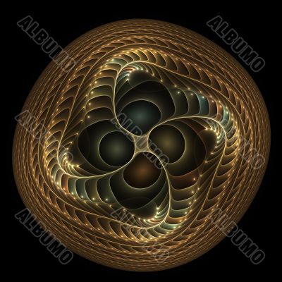 Copper button twist Copper button twist